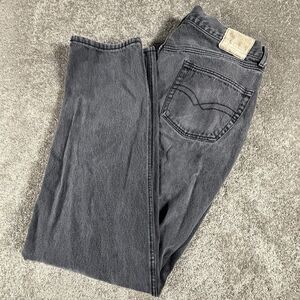 Vintage Bugle Boy Co Jeans Mens 38x33 Black High Rise Fit Denim Dad 90s Y2K